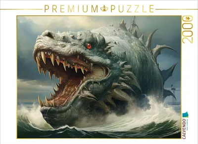 Produktbild von CALVENDO Puzzle Das Seeungeheuer | 2000 Teile Lege-Größe 90x67cm Foto-Puzzle für glückliche Stunden