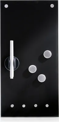 Zdjęcie produktu dla Zeller Present 11612, Szkło, 200 x 400 mm, Czarny, Magnes, 200 mm, 400 mm