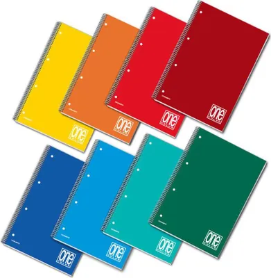 Produktbild von Blasetti ONE COLOR Notizbuch A4+ 140 Blätter Mehrfarbig