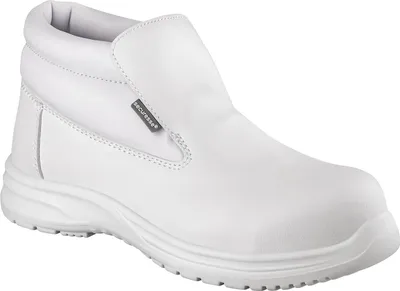Produktbild von securesse Slipper hoch S2 nach EN 20345:2011 S2 SRC weiß  Größe 47