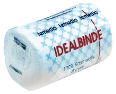 Produktbild von Holthaus Temedia® Idealbinde, mit Verbandklammer 10 cm x 4 m - 1 Binde | Packung (1 Stück)