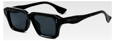 Produktbild von Rechteckige Sonnenbrille für Damen und Herren im Vintage-Stil mit UV400-Schutz