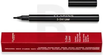 Produktbild von Clarins 3-Dot Liner, Flüssigkeit, Stift, Schwarz, Intense Black, 0,7 ml, Frauen