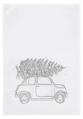 Immagine prodotto di Strofinaccio - Albero di Natale "Impazzito", argento
