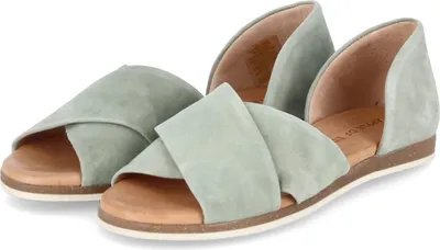 Produktbild von Apple of Eden Damen Sandalen CHIUSI Grün Salvia Rauleder Größe: 41