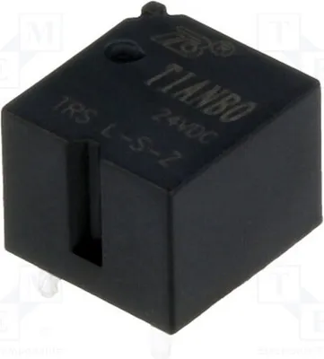 Immagine prodotto di 1 relè: bobina elettromagnetica, 24 VDC, 30 A, per veicoli, 0,57 W, elettromagnetico