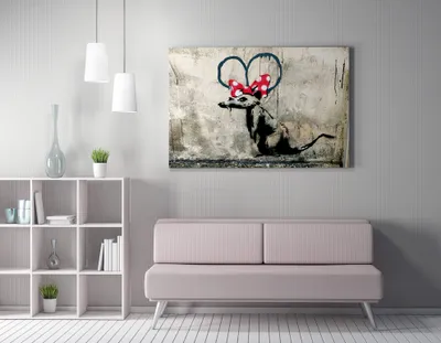 Produktbild von Wallity, WY21- BRS1142, Bunt, Leinwandbilder, 70 x 100 cm, 50% Baumwolle / 50% Polyester