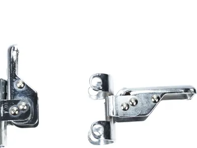 Produktbild von 1 Paar Fußrasten Ruhepedalen Fahrrad Chopper Beach Cruiser klappbar Silber