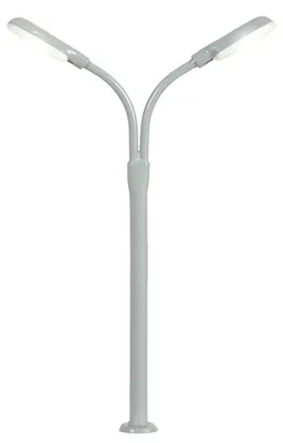 Image de Viessmann 6495 N Lampe fouet double, 2 LED blanches