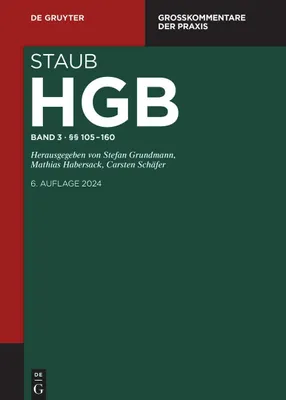 Produktbild von HGB Handelsgesetzbuch §§ 105-160