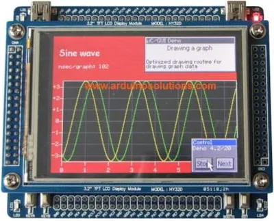 Immagine prodotto di HY-Mini-Board con STM32F103VCT6 + LCD 3,2"" (miniSTM32_02)