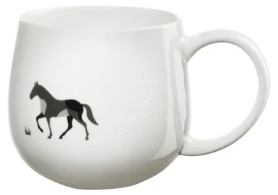 Produktbild von ASA Henkelbecher, Horse MAGU D. 10,2 cm, H. 9,5 cm, 0,4 l.