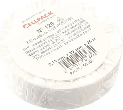 Image de Cellpack Ruban isolant 128/19mm x25m ws 145801