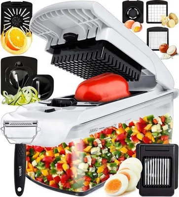 Produktbild von Famanu Gemüseschneider Manual Spiralizer - Multifunktionale Gemüseschneider