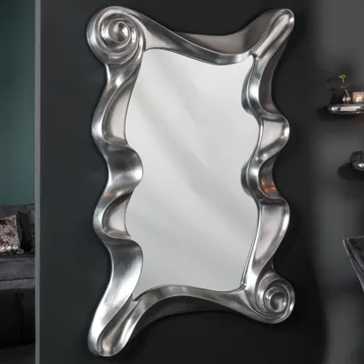 Produktbild von Extravaganter Design Wandspiegel ALICE silber 160x106cm Spiegel variabel aufhängbar