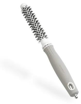 Immagine prodotto di Olivia Garden Expert Blowout Shine Spazzola rotonda bianca e grigia 15 mm per capelli