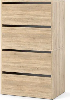 Zdjęcie produktu dla Szafka Na Buty 60Cm Stojak Na Obuwie Do Przedpokoju Regał Półka Dąb Sonoma