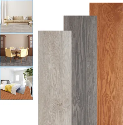 Produktbild von Bettizia PVC Bodenbelag Vinylboden Selbstklebend mit Holz-Effekt, 14 Vinyl Fliesen 2m² Bodenfliesen Selbstklebend, Klebefliesen Boden Verschleißfest Wasserfest für Wohnzimmer Küche, Eiche Weiß