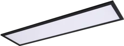 Produktbild von Lindby LED-Panel Enhife, schwarz, 80 x 20 cm, Metall, 4.000K