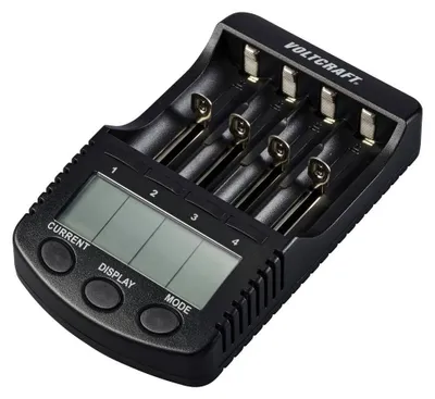 Produktbild von VOLTCRAFT CC-2 Rundzellen-Ladegerät NiMH, NiCd, LiIon Mignon (AA), Micro (AAA), Baby (C), Sub-C, 26650, 26500, 18650, 1