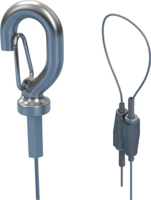 Produktbild von ERICO SLK2L1, Galvanisiertes Stahl, Zink Stahl, Metallisch