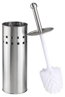 Produktbild von Bambelaa! WC-Garnitur aus Edelstahl 18/0 Höhe: 38 cm, Ø: 9,5 cm