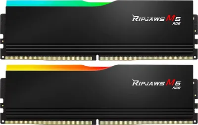 Image de G.SKILL G.Skill Ripjaws M5 RGB F5-6000J2836G32GX2-RM5RK memory module 64 GB 2 x 32 GB DDR5 6000 MT/s