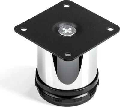Produktbild von 4er-SET Möbelfuß JIMMY Chrom Ø 50 mm / Höhe: 60 mm Schrankfuß SO-TECH