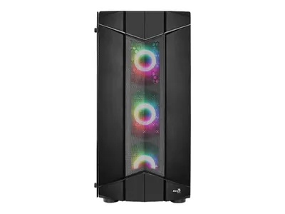Obrázek produktu pro Aerocool Sentinel, Midi Tower, PC, Černá, ATX, Micro ATX, Mini-ITX, ABS umělá hmota, SPCC, Hraní
