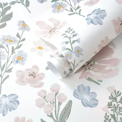 Productafbeelding van Roze Bloemen Behang Zelfklevend 44 x 300 cm