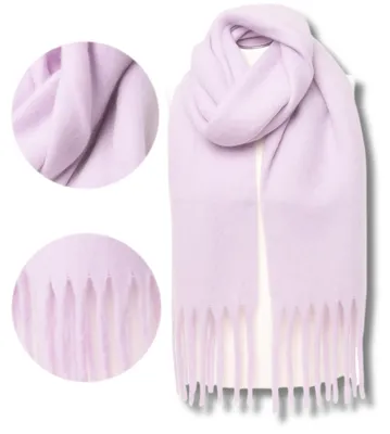 Produktbild von Damen Schal Violett - warmer Schal - klassischer Schal - langer Schal - weicher Schal