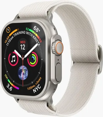 Immagine prodotto di Bracciale classico in nylon Vonmählen per Apple Watch 38 40 41 mm beige (AWS00141)