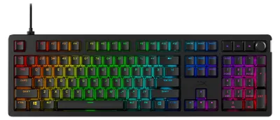 Produktbild von HyperX Alloy Rise – Gaming-Tastaturen, Volle Größe (100%), Kabelgebunden, USB, Mechanischer Switch, RGB-LED, Schwarz