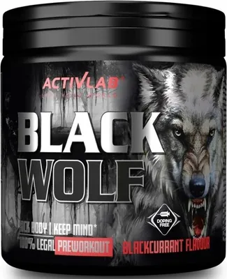 Immagine prodotto di Formula pre-allenamento al gusto di ribes nero Black Wolf di Activlab
