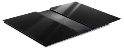 Obrázok produktu pre Vilde | Ochranná doska na sporák sada 2 ks - 60x52 cm - Čierna - Sklenená doska na krájanie
