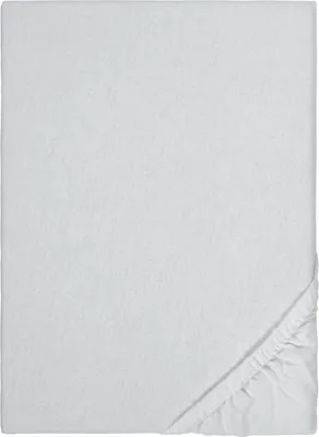 Produktbild von Spannbettlaken Winterflausch silber grau 180 x 190 - 200 x 200 cm