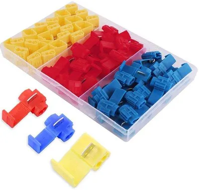 Produktbild von Klemmen Set, 55 Stück, rot, blau, gelb, elektrisch