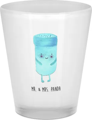 Produktbild von Mr. & Mrs. Panda Schnapsglas Beste Freunde Salz - Transparent - Geschenk, Fehlende Keywords, Pinnchen, Gläschen, Stamper, Tiermotive, Shotglas, Schnapserl
