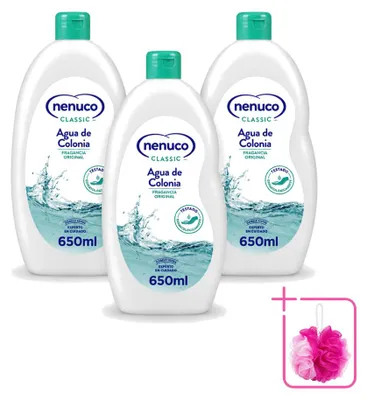 Produktbild von 3 x Nenuco Agua de Colonia Klassik Eau de Cologne - 500 ml - Sparpackung - 3 Stücke