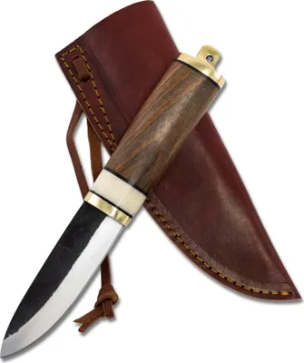 Produktbild von Wikinger Messer Gotland mit Lederscheide Ess- und Gebrauchsmesser