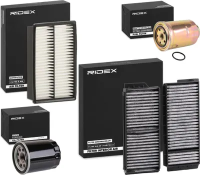 Produktbild von RIDEX Filterset Inspektionspaket Filtersatz für MAZDA 5 (CR19) 3 (BK) 3 Stufenheck (BK)
