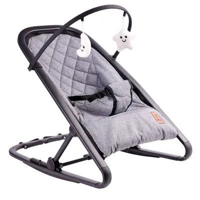 Obrázok produktu pre KIK KX5105 Detské hojdacie lehátko LULILO ROKULO šedé