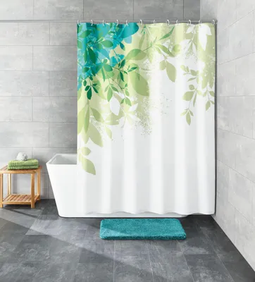 Immagine prodotto di Tenda da doccia Kleine Wolke in tessuto FLORESTA verde 120 x 200 cm