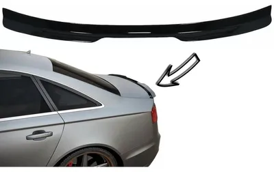 Imagen del producto de Spoiler para maletero de Audi A6 C7 4G, berlina de 4 puertas, modelo 2011-2018, color  brillante.