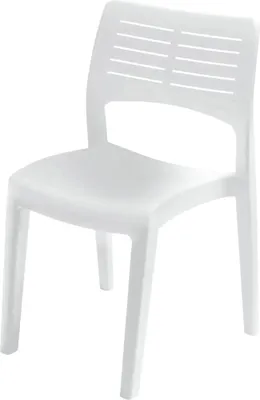 Produktbild von Outdoor-Stuhl Gaeta, Gartensitz, Stuhl für Esstisch, Outdoor-Sessel, 100 %  Italy, 50 x 51 x 82 cm, Weiß