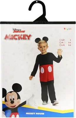 Obrázek produktu pro Klasický dětský kostým Mickey Mouse 5-6 let (109-126 cm))