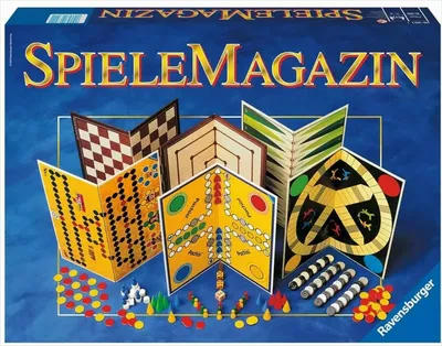 Produktbild von Ravensburger 26301 - Spiele Magazin, Spielesammlung mit vielen Möglichkeiten für 2-4 Spieler, Gesellschaftsspiel ab 6 Jahren, die besten Familienspiele