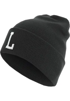 Produktbild von MSTRDS Beanie Letter Cuff Knit Beanie Black