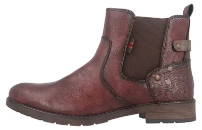 Produktbild von Mustang Stiefeletten in Übergrößen Bordeaux 15M0052002 00008 große Damenschuhe