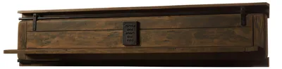 Produktbild von MASSIVMOEBEL24 Wandregal Mango 180x25x38 braun lackiert RAILWAY #491